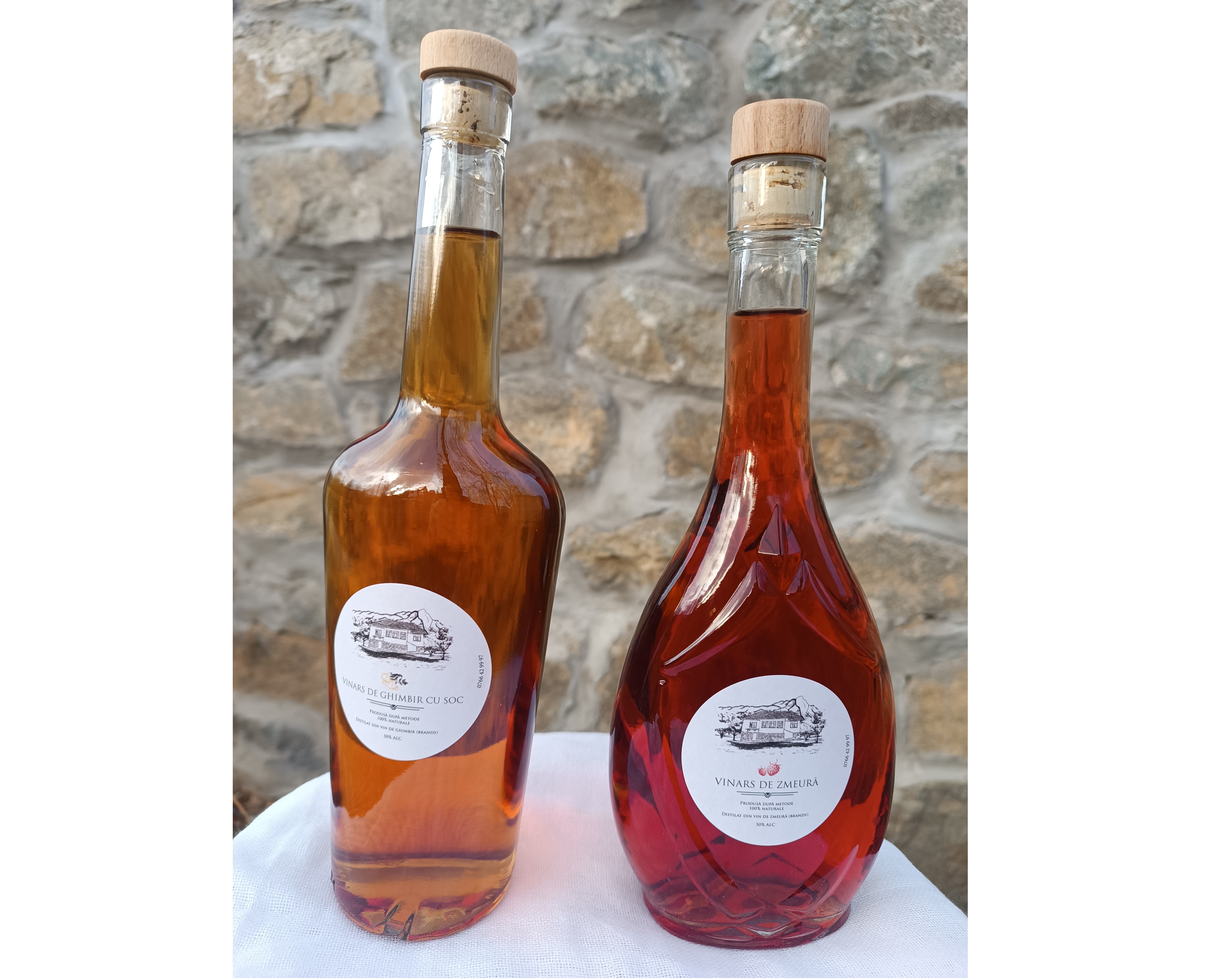 Cognac de casa: Vinars de zmeura